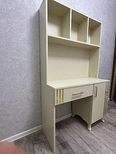 hamam ucun rəf: Düz masa, Stulsuz, Polkalı, Siyirməli, MDF — 1