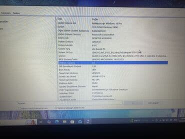 Daewoo: Lenovo noutbuk Texniki xüsusiyyətlər: - Qrafika: Intel HD Graphics — 5