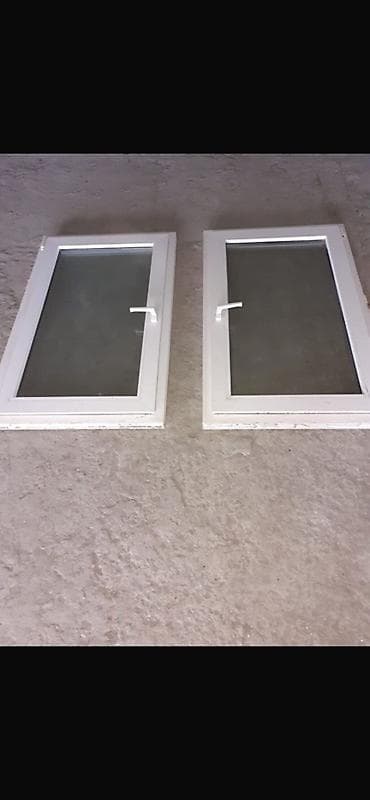 Lesa: PVC pəncərə çərçivələri – 2 ədəd 0.77x1.23 tek pencere her biri 70 — 1