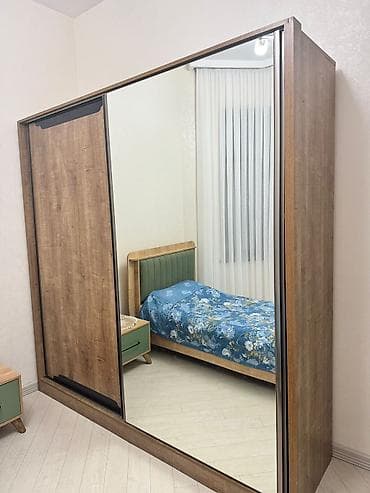 Офисная мебель: Б/у, Купе, 2 двери Прямой шкаф, Шкаф-вешалка — 1