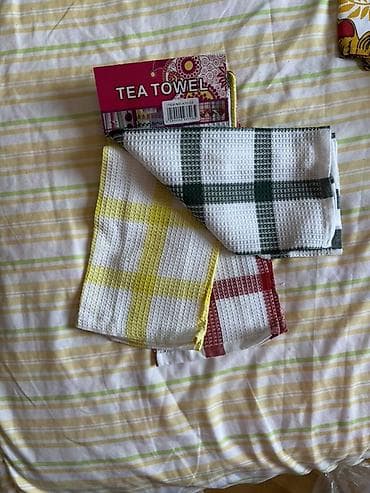cay desmalı: Mətbəx üçün Tea Towel dəsti 3 adet - Məhsul: Çay dəsmalı (Tea Towel) — 2