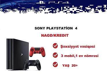 ps4 kreditle: Sony PlayStation 4 – nağd və ya kreditlə Xüsusiyyətlər: - PS4 konsolu — 1
