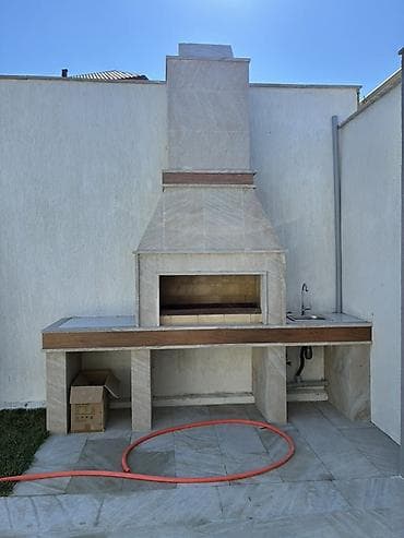 işlənmiş plastik qapi pencere: Həyətyanı sahə – hovuz, manqal komplekti və avtomatik qapı - Geniş — 3