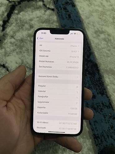 ikinci el iphone 5 s: IPhone 13, 128 GB, Midnight, Face ID — 7