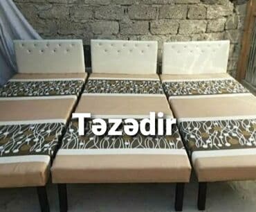 Kravatlar 1 nəfərlik çarpayılar 60 manat İki nəfərlik taxt 110 manat