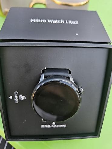 data kart limitsiz internet: Smart saat, Mibro, Sensor ekran, rəng - Qara — 2