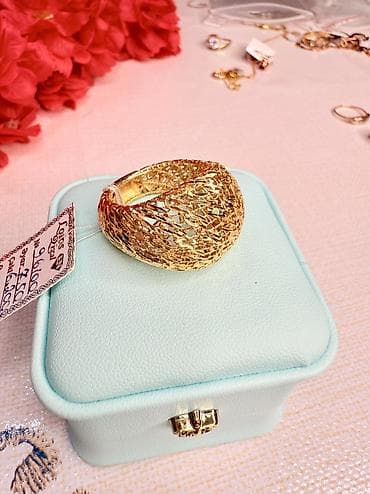 qizi: Toy, Üzük, Sarı qızıl, 750 Əyar, Qaşsız — 4