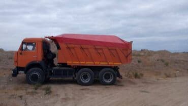 цветной щебень: Qum, çinqil, şeben, otsev catdırılma ilə evrokamazla 16 kub.M — 1