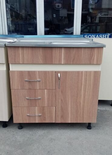 раковина для кухни: Moyka. Metbex skafi. Mətbəx mebeli. Mebel. Şkaflı Moyka. Mətbəx şkafı — 1