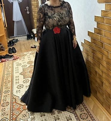 gecə köynəyi: Zərif gecə/libas - Rəng: qara - Razmer: 40-42 650 manata tikilib bir — 2