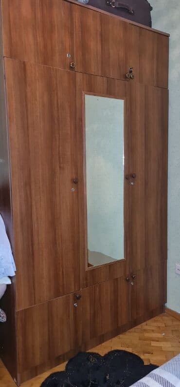 шкаф со столом: Açılan, Düz dolab, Qarderob, paltar dolabı — 1