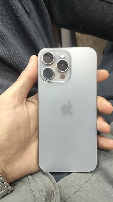 IPhone 15 Pro Max, 512 GB, Natural Titanium, Zəmanət, Simsiz şarj, Face ID lalafo.az -da IPhone 15 Pro Max, 512 GB, Natural Titanium, Zəmanət, Simsiz şarj, Face ID