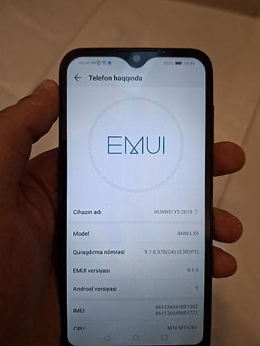 flash kart: Huawei Y5, 32 GB, rəng - Göy, İki sim kartlı — 5