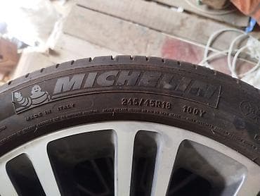 Məhsul: Michelin təkər + BMW orijinal yüngül lehimli disk komplekti -