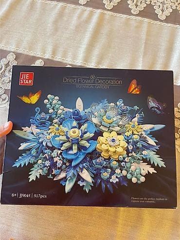 Digər ev dekoru: LEGO JIESTAR “Dried Flower Decoration – Botanical Garden” konstruksiya — 1