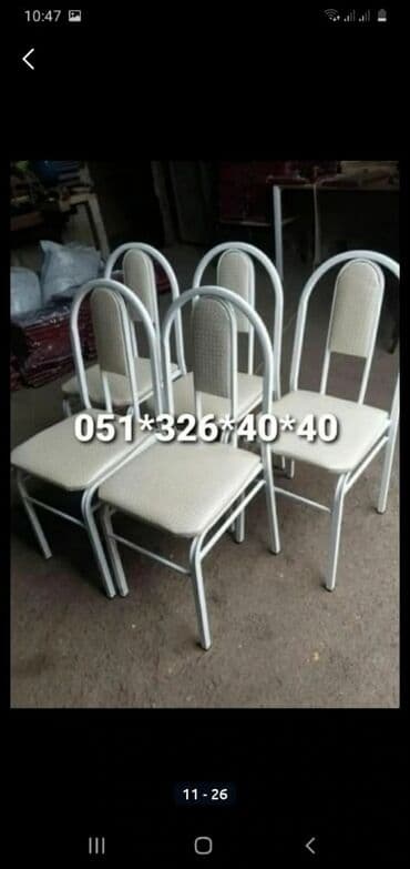 Masa və oturacaq dəstləri: Qonaq otağı üçün, Yeni, Açılan, Dördbucaq masa, 1 stul — 20