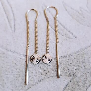 sirqalar qizil: Sırğa, Sarı qızıl, 585 Əyar, 1900 g — 2