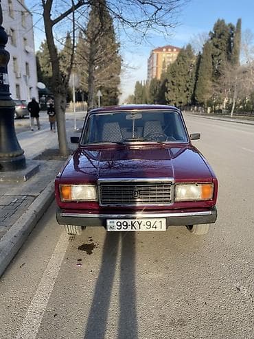 bmw 525 d: VAZ 2107, vişnə rəngi sedan Masin gence weherindedir hecbir problemu — 5