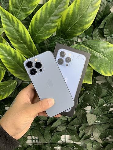 IPhone 13 Pro, 128 GB, Sierra Blue, Face ID, Sənədlərlə, Simsiz şarj