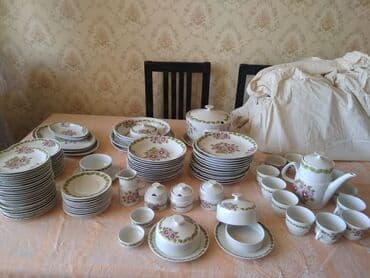 somavar satışı: Çay dəsti, rəng - Ağ — 1