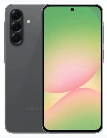 чехол книжка самсунг: Samsung Galaxy A56, 256 ГБ, цвет - Черный, Гарантия, Сенсорный, Отпечаток пальца — 4