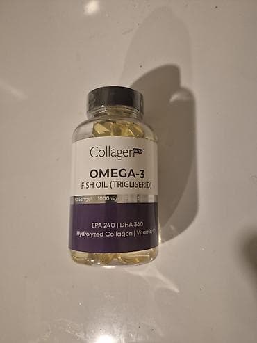 omega 3: Məhsul: Collagen Forte Omega-3 Fish Oil (Trigliserid) – Qida əlavəsi — 1