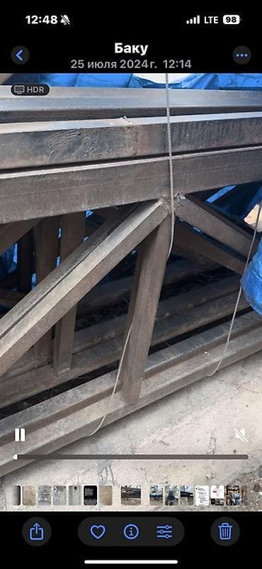 metal fermalar: Metal konstruksiya fermaları – ağır yüklər üçün - Məhsul: qaynaqla — 1