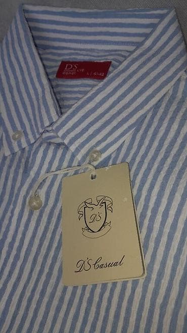 DS DAMAT QISAQOL kişi köynəyi - Model: DS Casual - Ölçü: L (41–42)