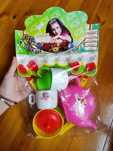Uşaq üçün plastik çay dəsti – “Flower Toys”, sifariş üçün zəng və ya