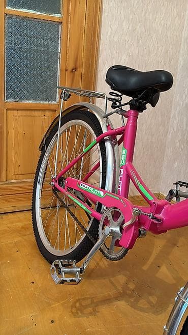 stels: Stels Navigator Super 350 Pilot qatlanan velosiped - Rəng: çəhrayı — 1