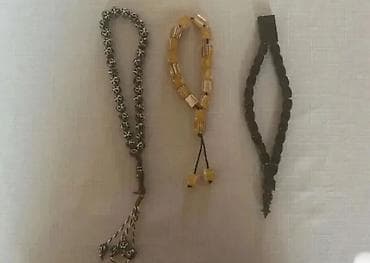 gümüş təsbeh: Məhsul: Təsbeh kolleksiyası Təsvir: - Müxtəlif üslub və materiallarda — 3