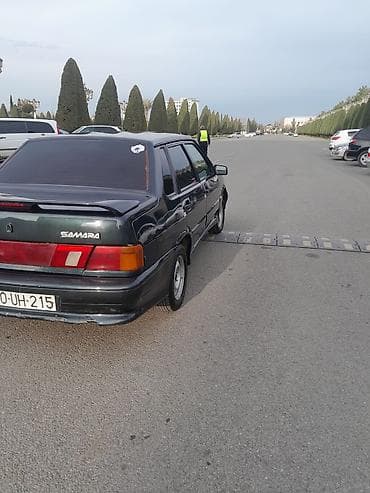 lalafo авто: Lada Samara sedan - Kuzov: 4 qapılı sedan, tünd yaşıl/qara rəng - — 3