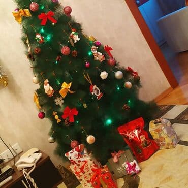 yeni sekiler: Yeni il ağacı Bayram ab-havasını tez və səliqəli şəkildə yaratmaq — 1