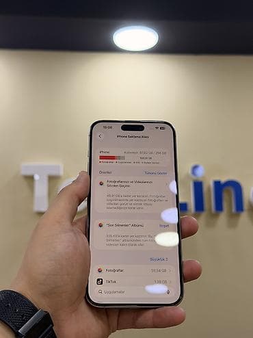 ideal iphone: IPhone 15 Pro Max, 256 GB, Natural Titanium, Zəmanət, Kredit, Simsiz şarj — 6