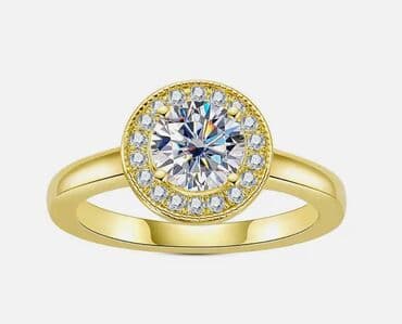 brilyant qaşlı üzük metni: Üzük, Gümüş, 925 Əyar, Brilyant — 3