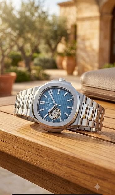 saat barter: PATEK PHİLİPPE 
 Kişi üçün 
 Mexanika 
 Avro zamok — 3