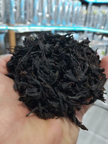 dibçək gülləri satışı: Qara çay yarpağı – iri dənəli, təbii qurudulmuş - Məhsul növü: qara — 4