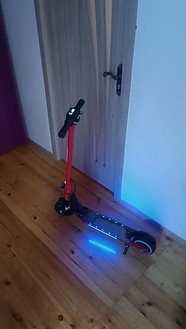 Elektrik nəqliyyatı: Elektrik skuter – LED işıqlı, amortizatorlu, displeyli - Güclü ön LED — 2