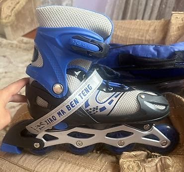 Rəng: mavi-boz Növ: 4 təkərli inline (roller) konki Brend/üzərində
