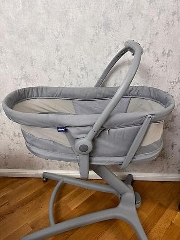 qatlanan kreslo: Oğlan və qız üçün, İşlənmiş, Dördbucaq, Beşik, Dəstsiz, Matras ilə, Yellənmə mexanizm ilə — 2