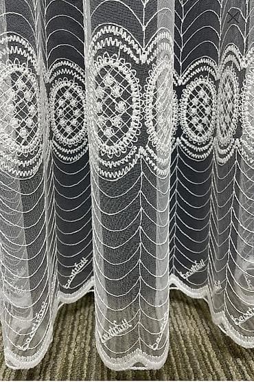 Digər ev dekoru: Yeni, Tül, rəng - Ağ, Pulsuz çatdırılma — 3