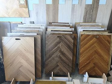 Parket və laminat döşəmə nümunələri – zolaqlı “balıqquyruğu”