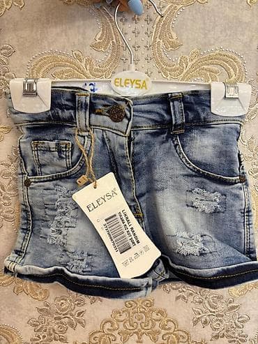 ELEYSa brendinin uşaq cins şortu - Material: denim (cins), etiketi lalafo.az -da ELEYSa brendinin uşaq cins şortu - Material: denim (cins), etiketi
