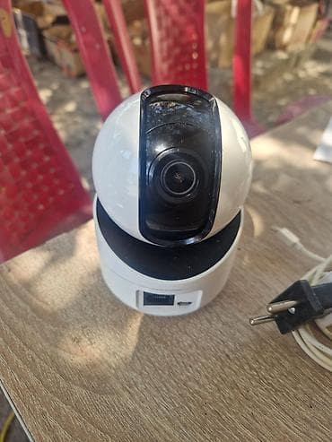 IP wi‑fi döner təhlükəsizlik kamerası - 360° fırlanan “dome” korpus – — 1