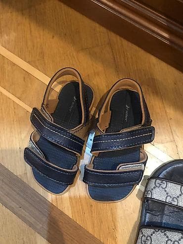 terlik: Uşaq ayaqqabıları - 6 cüt uşaq ayaqqabısı və sandal: 1) Tünd mavi — 7