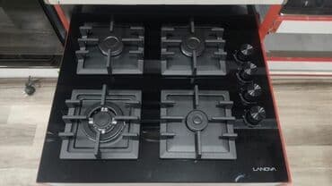 qaz peçləri: Plitə Lanova, Qazlı, Quraşdırılan, 4 gözlü, Yeni — 1