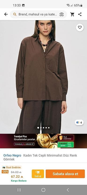 Salam metrolara çatdırılma var. Trendyoldan alınıb yenidir istifade