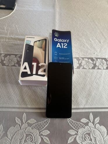 Samsung Galaxy A12, 128 GB, rəng - Qara, İki sim kartlı