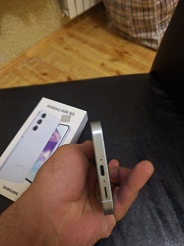 5g modem: Samsung Galaxy A55 5G, rəng - Ağ — 3