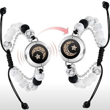 super zeng 2: Uzaq məsafəli sevənlər üçün cütlük aksesuarları – Günəş və Ay temalı — 7